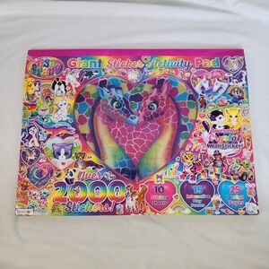 Lisa Frank Giant Sticker Activity Pad 2000+ Stickers